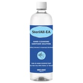 West Coast SteriAll-EA Hand Rub Sanitizer,  Fragrance Free  1000 ml  Protection from Germs 