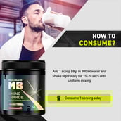 6 - MuscleBlaze Amino Charge,  0.55 lb  31 Servings  Fruit Fusion 