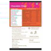 nutritioninfo - The Power House Protein Cookies,  5 Piece(s)/Pack  Chocolate Chips 