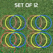 Fitsy Agility Training Ring (AR2416),  Multicolor  15 Inches 6 Piece 