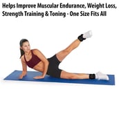 1 - Fitsy Ankle Weights (AR1902), Black 1 kg