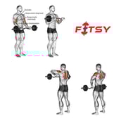 4 - Fitsy Curl Bar - 120cm,  Silver 