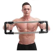 Fitsy Super Push Down Bar,  Silver and Black 