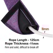 2 - Fitsy Aerial Yoga Sling,  Purple 4PC  11 mm 