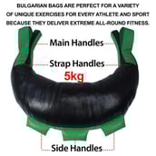 1 - Fitsy Bulgarian Bag, Black and Green 5 kg
