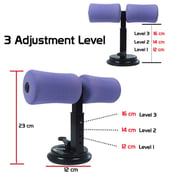 3 - Fitsy Sit Ups Abdominal Exercise,  Purple  Free Size 