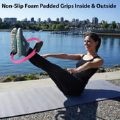 1 - Fitsy Yoga Circle 1118,  Pink  Free Size 
