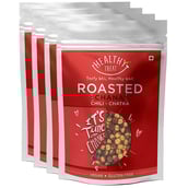 Healthy Treat Roasted Chana (Pack of 4),  Chilli Chatka  0.200 kg 