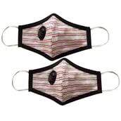 MASKS4U Izenzo Breatheasy Premium Mask Pack of 2,  Multicolor 