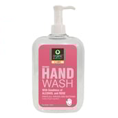 Front - Organic Harvest Hand Wash,  Alcohol & Rose  250 ml  Fights All Viruses & Bacteria (Pack of 3) 