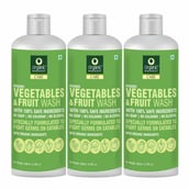 2 - Organic Harvest Vegetables & Fruits Wash,  Fragrance Free  200 ml  Protection from Germs (Pack of 3) 