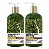 2 - Morpheme Remedies Jamaican Black Castor Oil Combo,  2 Piece(s)/Pack  Hair Shampoo + Hair Conditioner (300ml Each) 
