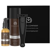 The Man Company Shaving Foam Jet Black Razor & Post shave,  3 Piece(s)/Pack  for All Skin Types 