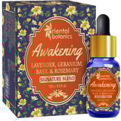 FrontBox - Oriental Botanics Awakening Aroma Therapy Diffuser Oil,  15 ml  Lavender, Geranium, Basil & Rosemary 