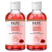 INLIFE Hand Wash,  Rose  500 ml  99.9% Germs Protection (Pack of 2) 