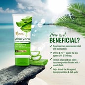Benefits - Oriental Botanics Aloe Vera Green Tea & Cucumber Sunscreen, 100 ml SPF 50 UVA/UVB PA+++