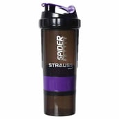 Strauss Spider Shaker Bottle,  Purple  500 ml 