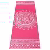 Strauss Meditation Designer Yoga Mat,  Pink  5 mm 