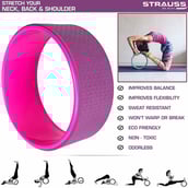 4 - Strauss Yoga Wheel,  Purple  12 in 