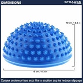 4 - Strauss Hedgehog Balance Pod, Blue 10x16x16 cm