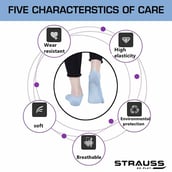 3 - Strauss Yoga Socks,  Sky Blue  Free Size 