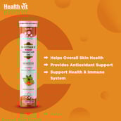 Benefits - Healthvit C Vitan Z Natural Vitamin C & Zinc,  20 tablet(s)  Orange 