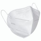 1 - NutraFirst KN95 Anti-Pollution Filter Mask,  White (Pack of 4) 