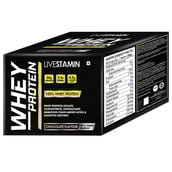 Livestamin Whey Protein,  30 sachets/pack  Chocolate 