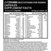 supplement - Livestamin Multivitamin and Minerals for Women,  60 capsules  Unflavoured 