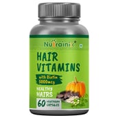 Nutrainix Hair Vitamins,  60 capsules  Natural 