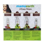 Back - Mamaearth Anti Hair Fall Kit,  4 Piece(s)/Pack  (Oil, Shampoo, Conditioner & Tonic) 
