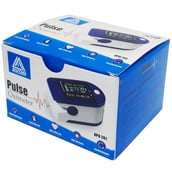 10 - Fitup Life Pulse Oximetero,  White & Blue 