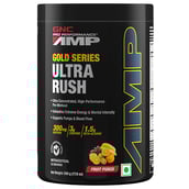 1 - GNC AMP Gold Series Ultra Rush Powder,  1.1 lb  Fruit Punch 