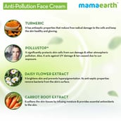 Benefit2 - Mamaearth Anti-Pollution Daily Face Cream, 80 ml with Turmeric & Pollustop
