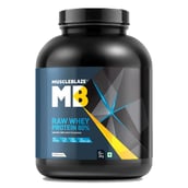 3 - MuscleBlaze Raw Whey Protein OP,  4.4 lb  Unflavoured 