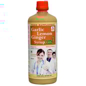 SKSB Garlic Lemon Ginger Syrup without Honey (GLG4),  525 ml 