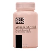 3 - SheNeed Vitamin B Overall,  Unflavoured  60 tablet(s) 