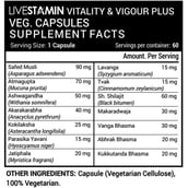 supplement - Livestamin Vitality & Vigour Plus, 60 capsules