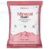 1 - NutroActive Mineral Salt Himalayan Pink Medium Size Grain,  350 g 