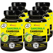 St.Botanica Garcinia Cambogia Ultra Formula 80% HCA (750 mg),  6 Piece(s)/Pack 