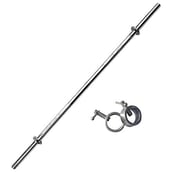 HUSTLE FITNESS 25 MM Standard Straight Weight Bar