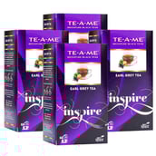 TE-A-ME Earl Grey Tea (Pack of 4),  Unflavoured  25 Piece(s)/Pack 
