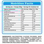 supplement - HealthXP Mass Gainer, 2.2 lb Cookies & Cream