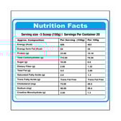 supplement - HealthXP Mass Gainer,  6.6 lb  Strawberry Banana 