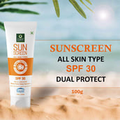 Organic Harvest Sunscreen Dual Protect,  100 g  SPF 30 