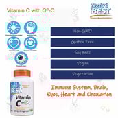 4 - Doctor's Best Vitamin C with Q-C 500 mg,  120 capsules  Unflavoured 