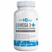 Health Oxide Vegan Omega 3 + Cardiovascular Support,  60 capsules 