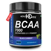 Health Oxide BCAA 7000 Instantized 2:1:1 Powder,  0.66 lb  30 Servings  Black Current 