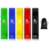 1 - B Fit USA Resistance Loop Bands (AB3218) Pack of 4,  Multicolor  Free Size 