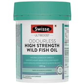 Swisse Ultiboost Odourless High Strength Wild Fish Oil,  60 capsules 